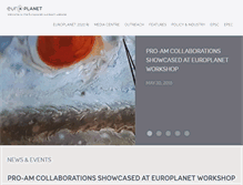 Tablet Screenshot of europlanet-eu.org